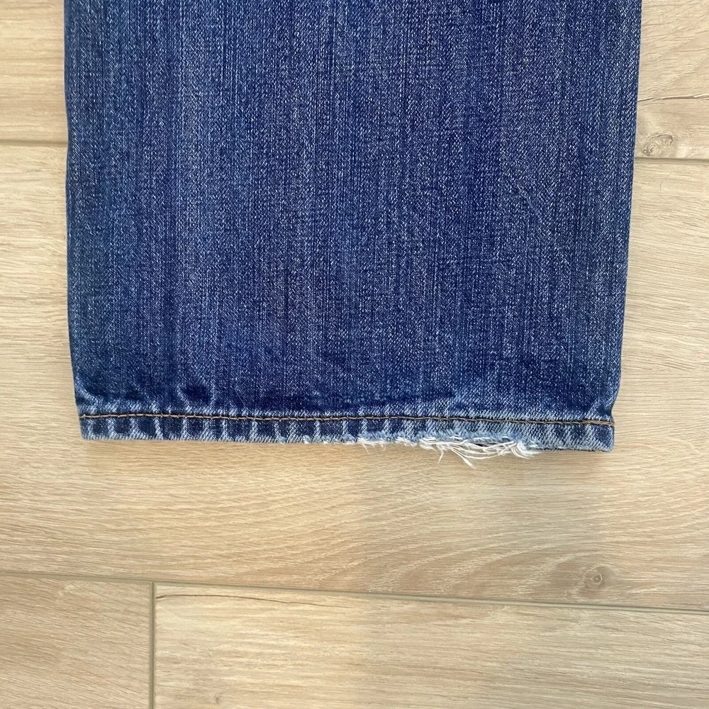 Lands' End Square Rigger Men's Straight Fit Blue Jeans Size 35x30 Selvedge Pants